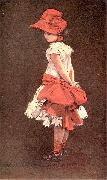 unknow artist The Little Parisienne oil painting on canvas
